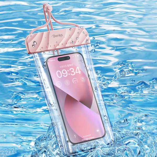 Benks Fodral med Strap Vandtæt Rosa