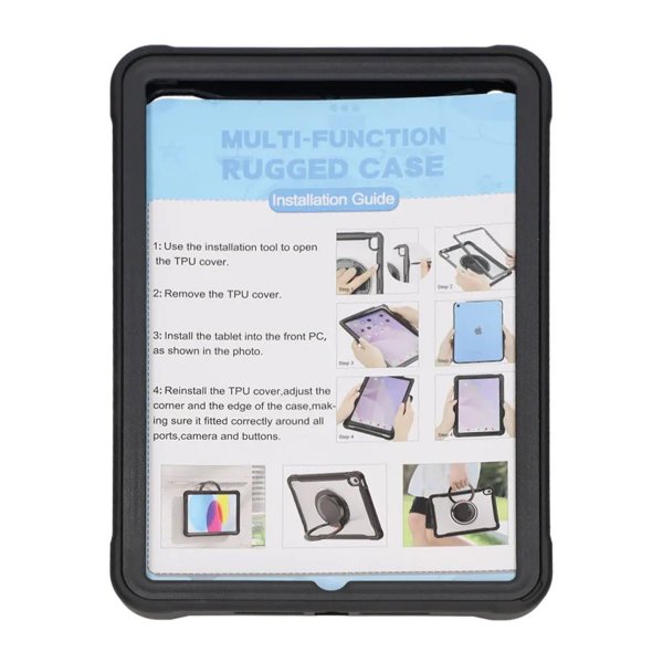 iPad 10.2 (gen 7/8/9) Cover med stativ Sort