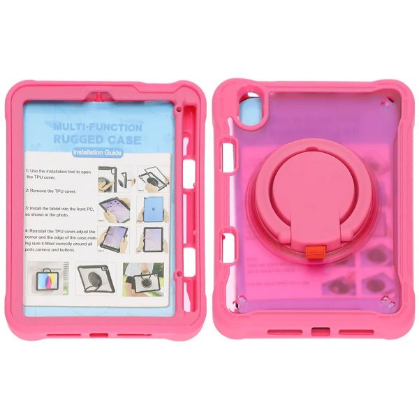 iPad mini (6. generation) Cover med Stander Rosa