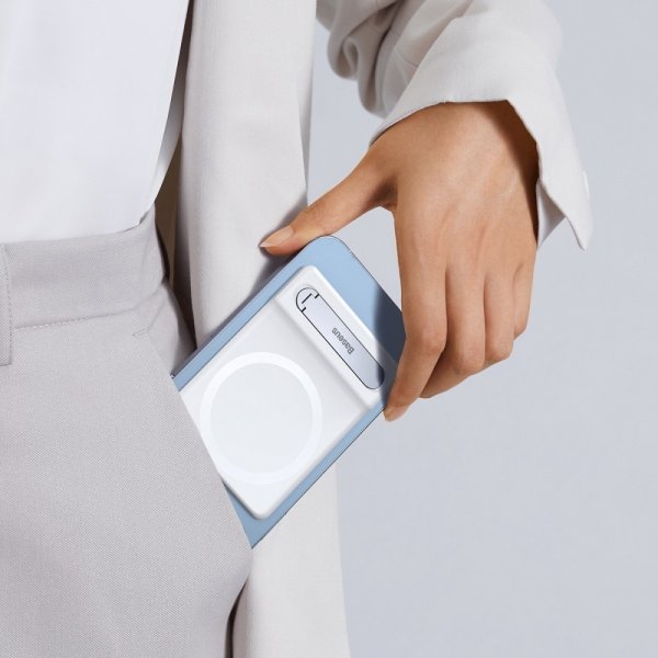 Baseus Foldable Magnetic Bracket MagSafe Hvid