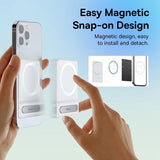 Baseus Foldable Magnetic Bracket MagSafe Hvid