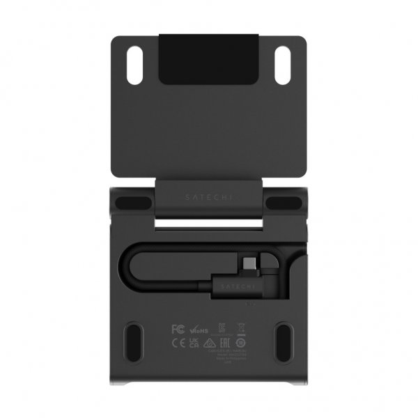 Satechi OnTheGo Sammenfoldeligt Stativ & USB-hub Space Black
