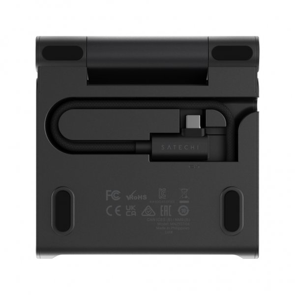 Satechi OnTheGo Sammenfoldeligt Stativ & USB-hub Space Black