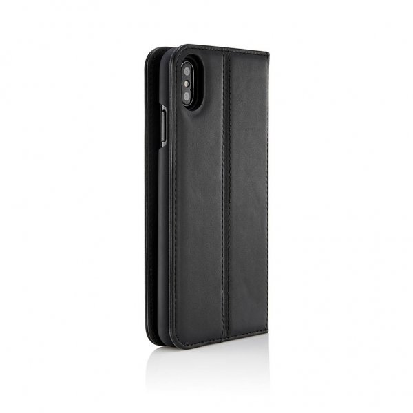 Pipetto iPhone X/Xs Cover med Aftageligt Cover Magnetic Folio Sort