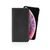 Pipetto iPhone X/Xs Cover med Aftageligt Cover Magnetic Folio Sort