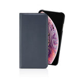Pipetto iPhone X/Xs Cover Magnetic Folio Marineblå