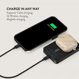 Burga Powerbank MagSafe 5000 mAh Full Glam Metalgrå