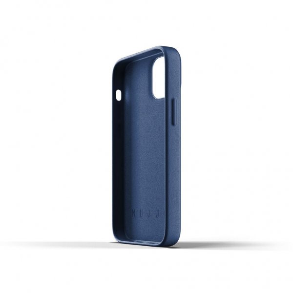 Mujjo iPhone 13 Mini Cover Full Leather Case Tan