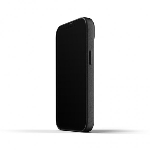 Mujjo iPhone 13 Etui Full Læder Wallet Case Sort