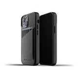 Mujjo iPhone 13 Mini Cover Full Leather Wallet Case Sort