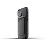 Mujjo iPhone 13 Mini Cover Full-læder pung Tan
