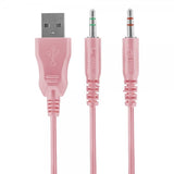 Deltaco Gaming PH85 Stereo Gamingheadset Rosa