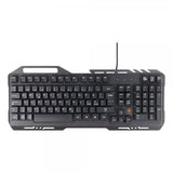 Deltaco Gaming DK120 Gaming Tastatur RGB Metal Sort