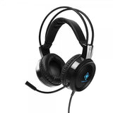 Deltaco Gaming DH110 Gaming Headset LED Sort