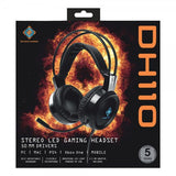Deltaco Gaming DH110 Gaming Headset LED Sort