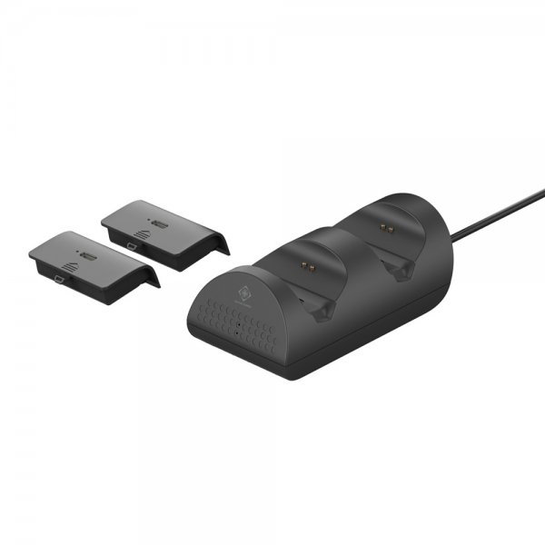Deltaco Gaming Ladestation med batteripakke til to Xbox Series X/S Controllere