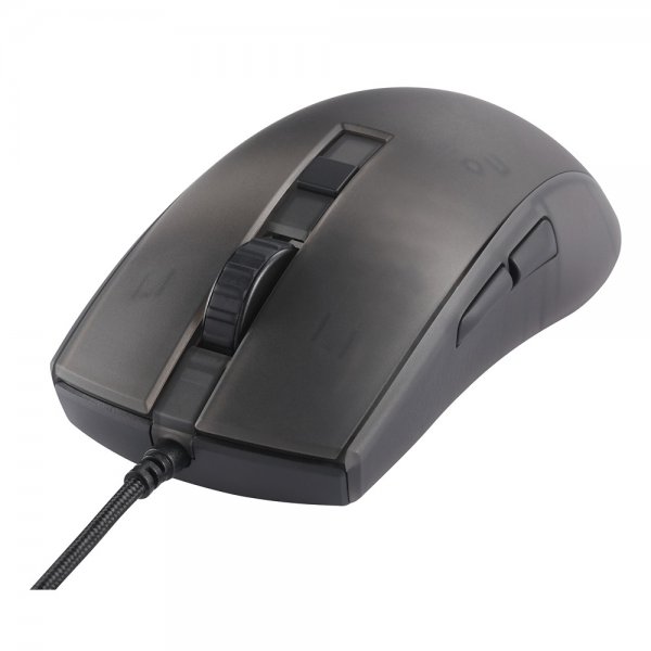 Deltaco Gaming DM310 Gaming Mus Halvgennemsigtig RGB Sort