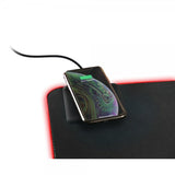 Deltaco Gaming DMP320 Gaming Musemåtte med RGB og trådløs opladning