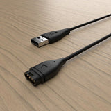Fast Garmin Smartwatch Ladekabel USB-A 2m Sort
