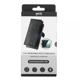 Gear Samsung Galaxy S23 Plus Cover 2-i-1 Aftageligt med 3 Kortrum Sort