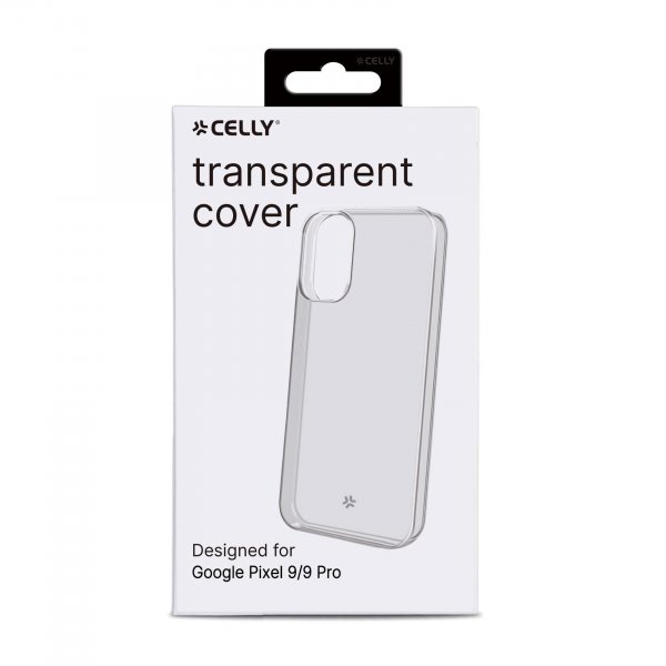 Celly Google Pixel 9/Pixel 9 Pro Cover GELSKIN Transparent