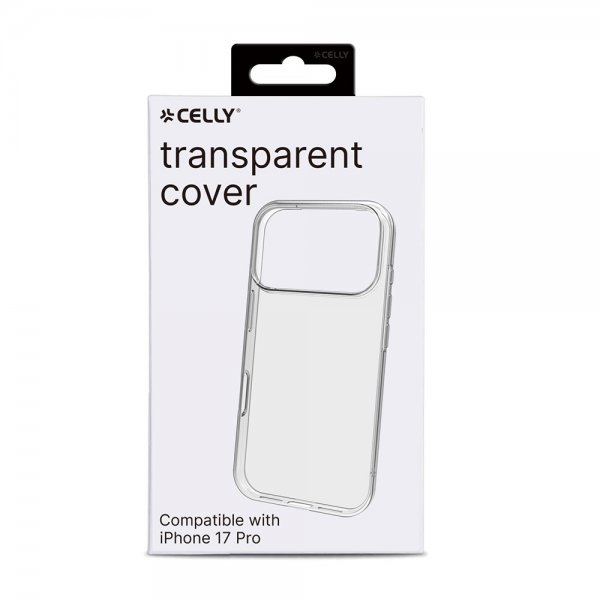 Celly iPhone 17 Pro Cover GELSKIN Transparent