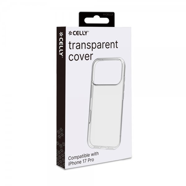 Celly iPhone 17 Pro Cover GELSKIN Transparent