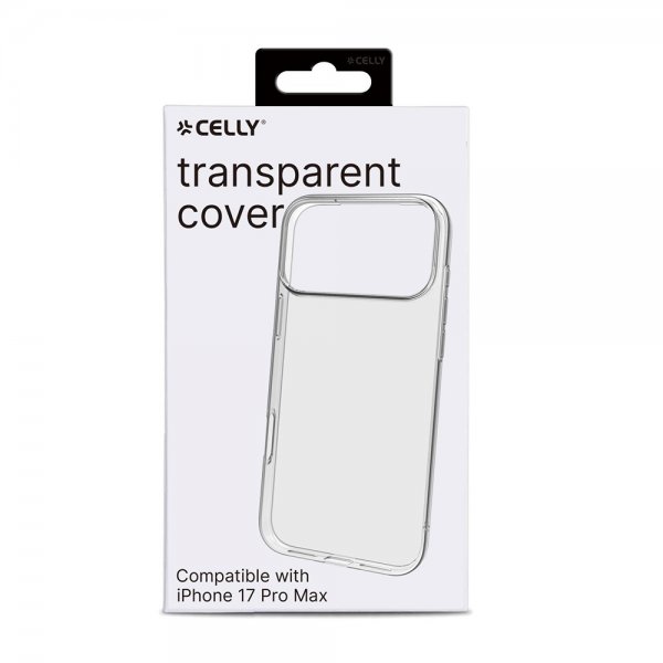 Celly iPhone 17 Pro Max Cover GELSKIN Transparent