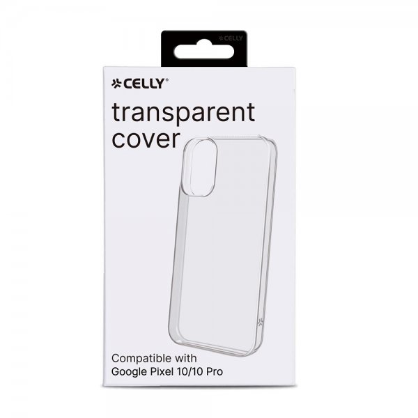 Celly Google Pixel 10/Pixel 10 Pro Cover GELSKIN Gennemsigtig