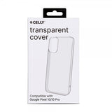 Celly Google Pixel 10/Pixel 10 Pro Cover GELSKIN Gennemsigtig
