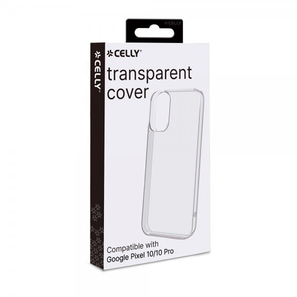 Celly Google Pixel 10/Pixel 10 Pro Cover GELSKIN Gennemsigtig