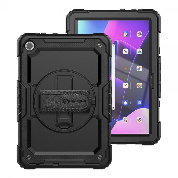 Armor-X Lenovo Tab M10 (3. generation) TB328 Cover Regntæt Robust Etui Håndrem Kickstand
