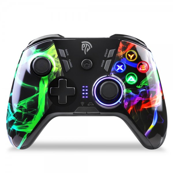 EasySMX Arion 9110 Trådløs Gamecontroller med programmerbare knapper - Farverig