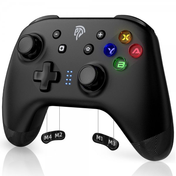 EasySMX Bayard 9124 Switch/Android/PC Programmerbar trådløs gamepad Sort