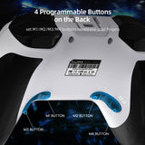 EasySMX Bayard 9124 Switch/Android/PC Programmerbar trådløs gamepad Hvid