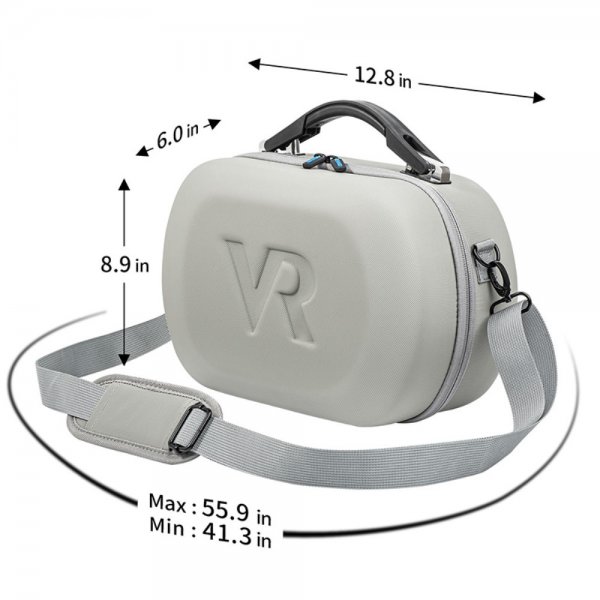 Devaso Meta Quest 2/Oculus Quest 2/Meta Quest Pro Opbevaringsetui med skulderrem