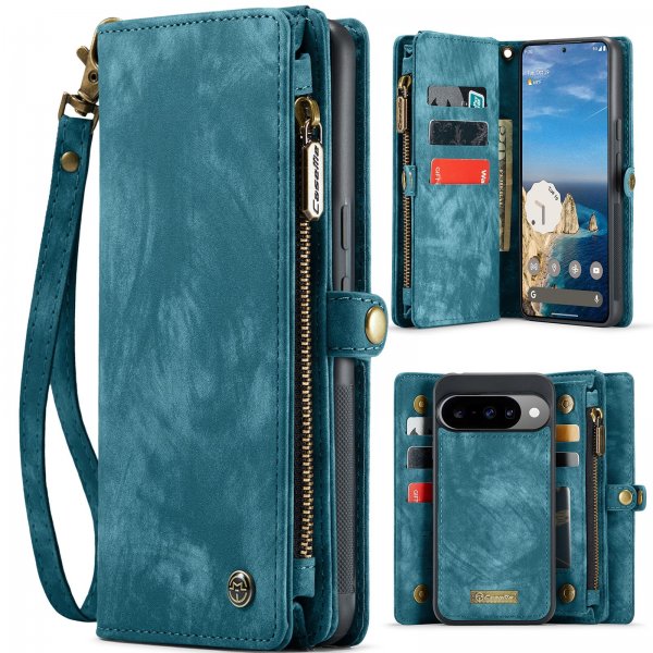 CaseMe Google Pixel 10/Pixel 10 Pro Cover 008 Series Aftageligt Cover Blå