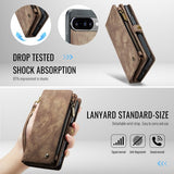 CaseMe Google Pixel 10/Pixel 10 Pro Cover 008 Series Aftageligt Cover Brun