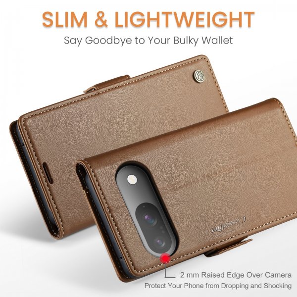 CaseMe Google Pixel 9/9 Pro/Pixel 10/10 Pro Etui 023 Series Brun