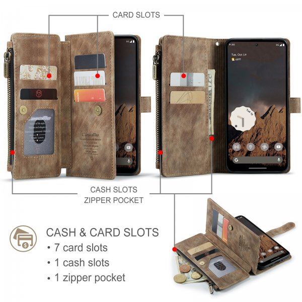 CaseMe Google Pixel 9/9 Pro/Pixel 10/10 Pro Cover C30 Series Brun