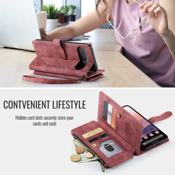 CaseMe Google Pixel 9/9 Pro/Pixel 10/10 Pro Cover C30 Series Rød
