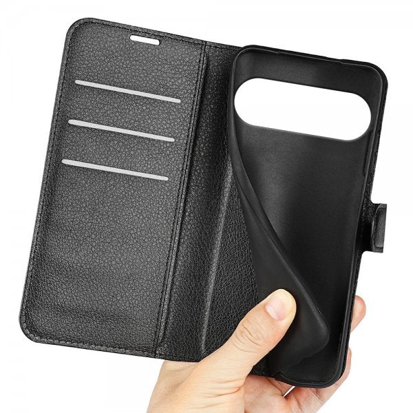 Google Pixel 10/Pixel 10 Pro Cover Litchi Sort
