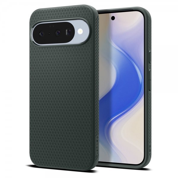 Spigen Google Pixel 10/Pixel 10 Pro Cover Liquid Air MagFit Abyss Green