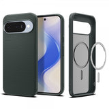 Spigen Google Pixel 10/Pixel 10 Pro Cover Liquid Air MagFit Abyss Green