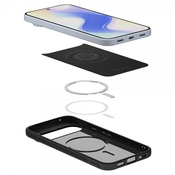 Spigen Google Pixel 10/Pixel 10 Pro Cover Liquid Air MagFit Matte Black