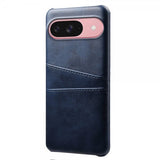 Google Pixel 10/Pixel 10 Pro Cover med to Kortlommer Blå