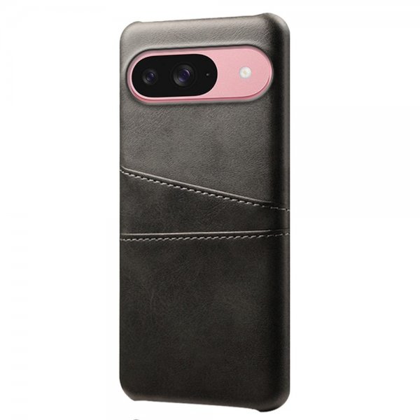 Google Pixel 10/Pixel 10 Pro Cover med to Kortlommer Sort