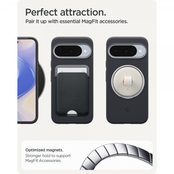 Spigen Google Pixel 10/Pixel 10 Pro Cover Nano Pop MagFit Black Sesame