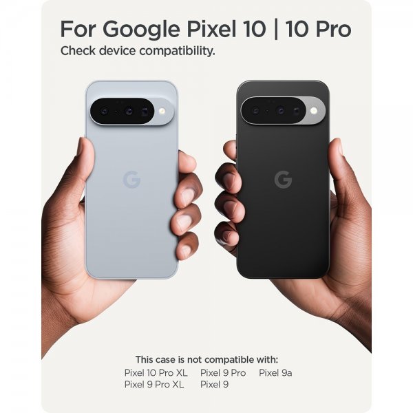 Spigen Google Pixel 10/Pixel 10 Pro Cover Thin Fit MagFit Metal Slate