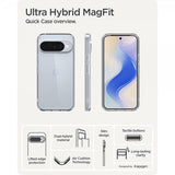 Spigen Google Pixel 10/Pixel 10 Pro Cover Ultra Hybrid Crystal Clear